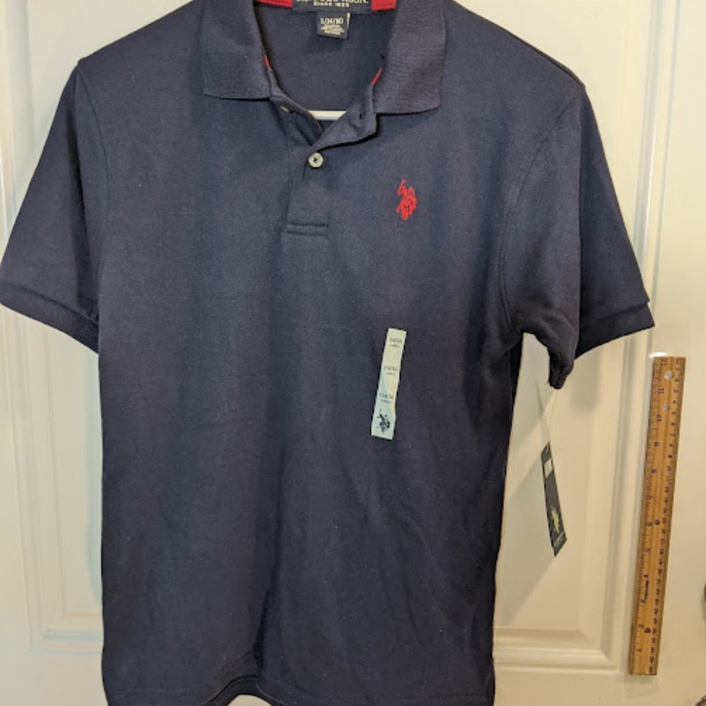 U.S. Polo Assn - Boys Polo Shirt - Large 14/16 NEW